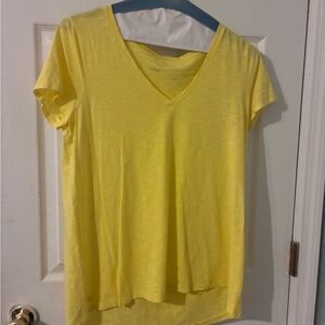 Lilly Pulitzer Bright Yellow V-Neck Tee